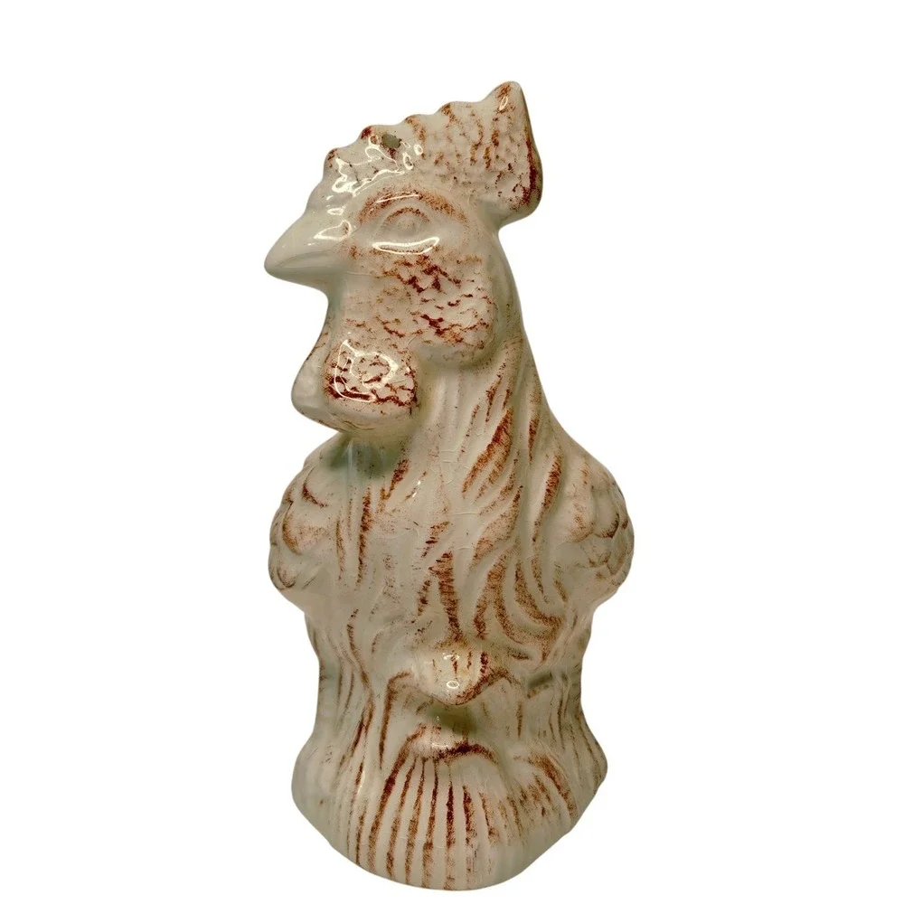 *Ceramic‎ Rooster Salt Pepper Shakers 5